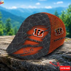 Cincinnati Bengals NFL Mesh Ivy Cap, Golf Mesh Cap M01