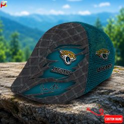 Jacksonville Jaguars NFL Mesh Ivy Cap, Golf Mesh Cap M01