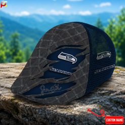 Seattle Seahawks NFL Mesh Ivy Cap, Golf Mesh Cap M01