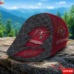 Tampa Bay Buccaneers NFL Mesh Ivy Cap, Golf Mesh Cap M01