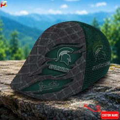 Michigan State Spartans NCAA2 Mesh Ivy Cap, Golf Mesh Cap M01