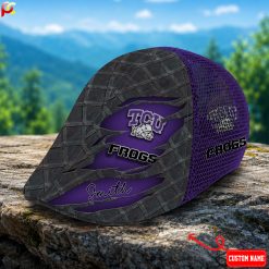 TCU Horned Frogs NCAA2 Mesh Ivy Cap, Golf Mesh Cap M01