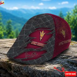 Arizona State Sun Devils NCAA3 Mesh Ivy Cap, Golf Mesh Cap M01