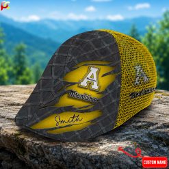 Appalachian State Mountaineers NCAA4 Mesh Ivy Cap, Golf Mesh Cap M01