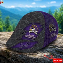 East Carolina Pirates NCAA4 Mesh Ivy Cap, Golf Mesh Cap M01