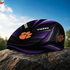 Clemson Tigers NCAA Mesh Flat Cap, Golf Mesh Cap M02