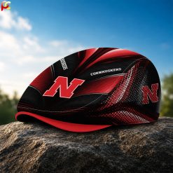 Nebraska Cornhuskers NCAA Mesh Flat Cap, Golf Mesh Cap M02