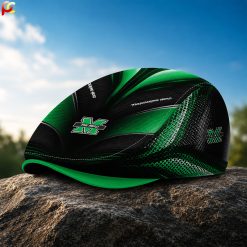 Marshall Thundering Herd NCAA2 Mesh Flat Cap, Golf Mesh Cap M02
