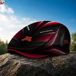 Minnesota Golden Gophers NCAA2 Mesh Flat Cap, Golf Mesh Cap M02