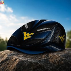 West Virginia Mountaineers NCAA2 Mesh Flat Cap, Golf Mesh Cap M02