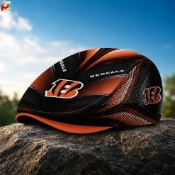 Cincinnati Bengals NFL Mesh Flat Cap, Golf Mesh Cap M02