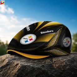 Pittsburgh Steelers NFL Mesh Flat Cap, Golf Mesh Cap M02