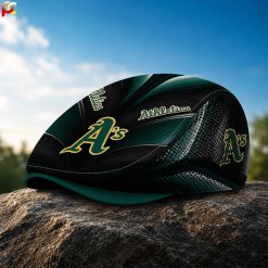 Oakland Athletics MLB Mesh Flat Cap, Golf Mesh Cap M02