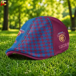 Brisbane Lions AFL Premium Ivy Cap, Flat Cap M03