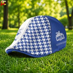 North Melbourne Kangaroos AFL Premium Ivy Cap, Flat Cap M03