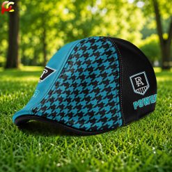 Port Adelaide Power AFL Premium Ivy Cap, Flat Cap M03