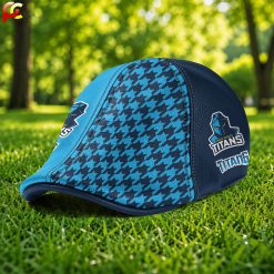 Gold Coast Titans NRL Premium Ivy Cap, Flat Cap M03