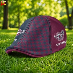 Manly-Warringah Sea Eagles NRL Premium Ivy Cap, Flat Cap M03