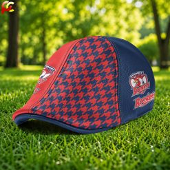 Sydney Roosters NRL Premium Ivy Cap, Flat Cap M03