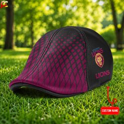 Brisbane Lions AFL Premium Ivy Cap, Flat Cap M02