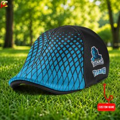 Gold Coast Titans NRL Premium Ivy Cap, Flat Cap M02