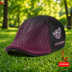 Manly-Warringah Sea Eagles NRL Premium Ivy Cap, Flat Cap M02
