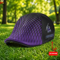 Melbourne Storm NRL Premium Ivy Cap, Flat Cap M02