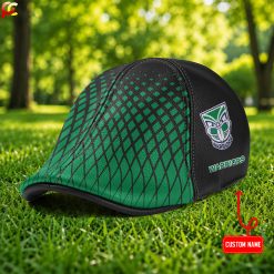 New Zealand Warriors NRL Premium Ivy Cap, Flat Cap M02