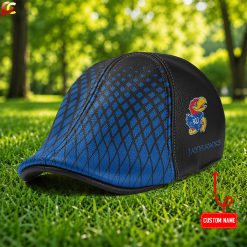 Kansas Jayhawks NCAA Premium Ivy Cap, Flat Cap M02