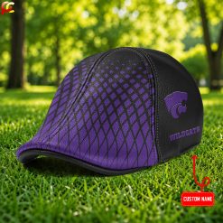Kansas State Wildcats NCAA Premium Ivy Cap, Flat Cap M02