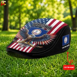 Virginia State Jeff Cap, Driving Cap, Golf Cap 86