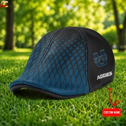 Utah State Aggies NCAA3 Premium Ivy Cap, Flat Cap M02