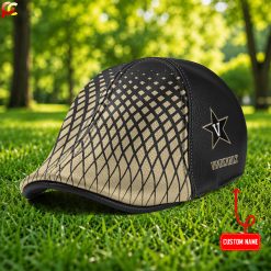 Vanderbilt Commodores NCAA3 Premium Ivy Cap, Flat Cap M02