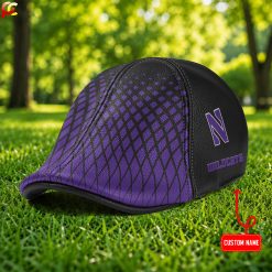 Northwestern Wildcats NCAA4 Premium Ivy Cap, Flat Cap M02