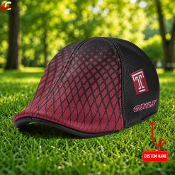 Temple Owls NCAA4 Premium Ivy Cap, Flat Cap M02