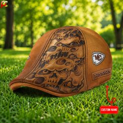 Kansas City Chiefs NFL Premium Ivy Cap, Flat Cap M06