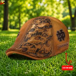 Notre Dame Fighting Irish NCAA Premium Ivy Cap, Flat Cap M06