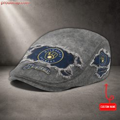 Milwaukee Brewers MLB Premium Jeff Cap, Flat Cap M89