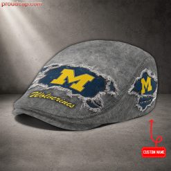 Michigan Wolverines NCAA Premium Jeff Cap, Flat Cap M89
