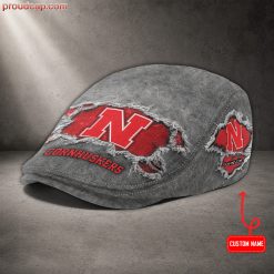 Nebraska Cornhuskers NCAA Premium Jeff Cap, Flat Cap M89