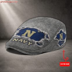 Navy Midshipmen NCAA2 Premium Jeff Cap, Flat Cap M89