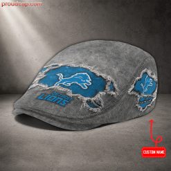 Detroit Lions NFL Premium Jeff Cap, Flat Cap M89