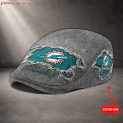 Miami Dolphins NFL Premium Jeff Cap, Flat Cap M89