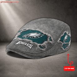 Philadelphia Eagles NFL Premium Jeff Cap, Flat Cap M89