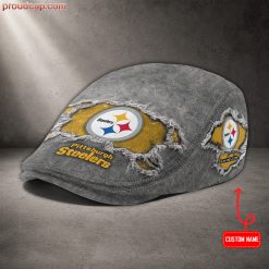 Pittsburgh Steelers NFL Premium Jeff Cap, Flat Cap M89