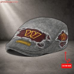 Washington Commanders NFL Premium Jeff Cap, Flat Cap M89