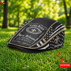 New Orleans Saints NFL Premium Jeff Cap, Flat Cap M88