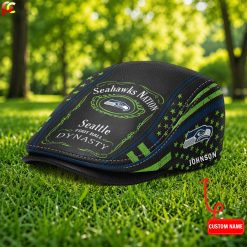 Seattle Seahawks NFL Premium Jeff Cap, Flat Cap M88
