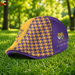 LSU Tigers NCAA Premium Ivy Cap, Flat Cap M03