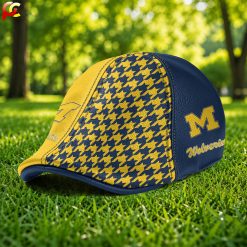 Michigan Wolverines NCAA Premium Ivy Cap, Flat Cap M03